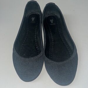 Frye Carson Denim Ballet Flats 7M